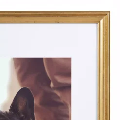 Kate And Laurel Adlynn 16 In. X 20 In. Matted To 8 In. X10 In. Gold Picture Frames (Set Of 3) -Brita shop gold kate and laurel picture frames 216959 1f 1000