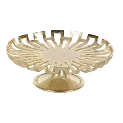 Decorative Trays LITTON LANE 15 In. X 5 In. Gold-Finished Aluminum Cake Plate 6 Decorative Trays LITTON LANE 15 In. X 5 In. Gold-Finished Aluminum Cake Plate -Brita shop gold litton lane decorative trays 68982 c3 1000