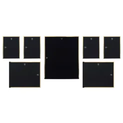 Picture Frames Stonebriar Collection Decorative Stamped Gold Picture Frame Set (Set Of 7) -Brita shop gold stonebriar collection picture frames sb 6175s7 4f 1000