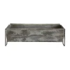 Decorative Trays 3R Studios Distressed Metal Decorative Trough