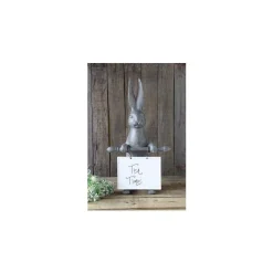 Sculptures 3R Studios 21 In. H X 9.5 In. W Bunny Ceramic Message Board