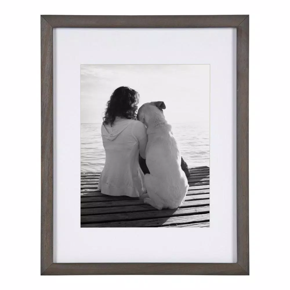 Picture Frames DesignOvation Gallery 11×14 Matted To 8×10 Gray Picture Frame Set Of 4 4 Picture Frames DesignOvation Gallery 11×14 Matted To 8×10 Gray Picture Frame Set Of 4 - Image 2