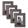 Picture Frames DesignOvation Museum 4 In. X 6 In. Gray Picture Frame (Set Of 4) -Brita shop gray designovation picture frames 213809 64 1000