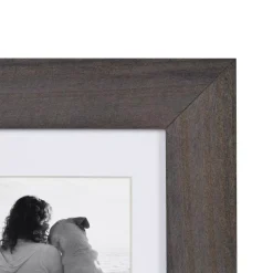 Picture Frames DesignOvation Museum 5 In. X 7 In. Matted To 3.5 In. X 5 In. Gray Picture Frame (Set Of 4) -Brita shop gray designovation picture frames 213810 1f 1000