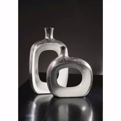 Vases IMAX Riley Gray Small Metallic Vase 7 Vases IMAX Riley Gray Small Metallic Vase -Brita shop gray imax vases 87590 4f 1000