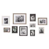 Picture Frames Kate And Laurel Bordeaux Multicolored Brown, White, And Gray Picture Frame (Set Of 10) -Brita shop gray kate and laurel picture frames 212172 64 1000