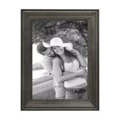 Picture Frames Kate And Laurel Bordeaux Charcoal Gray Wood Picture Frame (Set Of 10) -Brita shop gray kate and laurel picture frames 212179 4f 1000