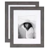 Kate And Laurel Edson 16 In. X 20 In. Matted To 11 In. X 14 In. Gray Picture Frames (Set Of 2) 2 Kate And Laurel Edson 16 In. X 20 In. Matted To 11 In. X 14 In. Gray Picture Frames (Set Of 2) -Brita shop gray kate and laurel picture frames 216964 64 1000