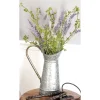 Vases LITTON LANE 10 In. X 12 In. Gray And Rust Brown Hammered Tin Watering Jug 1 Vases LITTON LANE 10 In. X 12 In. Gray And Rust Brown Hammered Tin Watering Jug -Brita shop gray litton lane vases 38177 64 1000