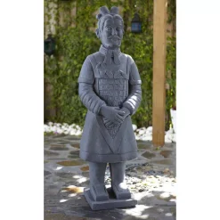 Sculptures Nearly Natural 40 In. Warrior Statue -Brita shop gray nearly natural sculptures 4863 4f 1000