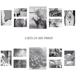 Picture Frames Pinnacle Gallery 4 In. X 6 In., 5 In. X 7 In., 8 In. X 10 In. Graywash Picture Frame (Set Of 7) -Brita shop gray pinnacle picture frames 17fw2315 76 1000