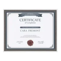 Kate And Laurel Gibson 8.5 In. X 11 In. Gray/White Picture Frames (Set Of 4) -Brita shop gray white kate and laurel picture frames 216936 4f 1000