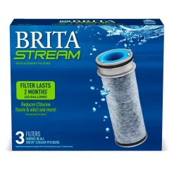 Water Filter Pitchers Brita Stream Pitcher Replacement Water Filter Cartridge (3-Pack), BPA Free -Brita shop grays brita water filter pitchers 6025836215 e1 1000