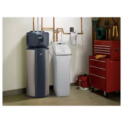 Water Softeners GE 45,100 Grain Water Softener -Brita shop grays ge water softener systems gxsh45v 31 1000