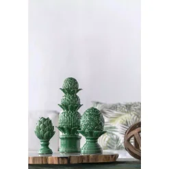 Sculptures A & B Home Vintage Green Helsa Stacked Artichokes Irregular Decor Accent