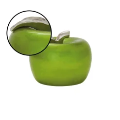 Sculptures LITTON LANE 11 In. X 9 In. Modern Emerald Green Ceramic Decorative Apple -Brita shop green litton lane sculptures 59709 4f 1000