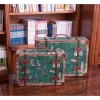 Storage Baskets Vintiquewise Set Of 2 Vintage-Style World Map Leather Wooden Suitcase Trunks With Straps And Handle 1 Storage Baskets Vintiquewise Set Of 2 Vintage-Style World Map Leather Wooden Suitcase Trunks With Straps And Handle -Brita shop green vintiquewise storage baskets qi003615 2 64 1000