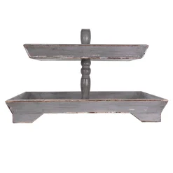 Decorative Trays 3R Studios Bungalow Lane Grey 3Tier Decorative Tray 15 Decorative Trays 3R Studios Bungalow Lane Grey 3Tier Decorative Tray -Brita shop grey 3r studios decorative trays da4440 76 1000