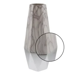 Vases LITTON LANE 18 In. X 7 In. Ceramic White And Silver Vase 7 Vases LITTON LANE 18 In. X 7 In. Ceramic White And Silver Vase -Brita shop grey litton lane vases 60745 4f 1000