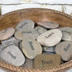 Sculptures Stonebriar Collection Inspirational Engraved Natural River Stones (Set Of 25) 7 Sculptures Stonebriar Collection Inspirational Engraved Natural River Stones (Set Of 25) -Brita shop grey stonebriar collection sculptures sb 7100b25 31 1000