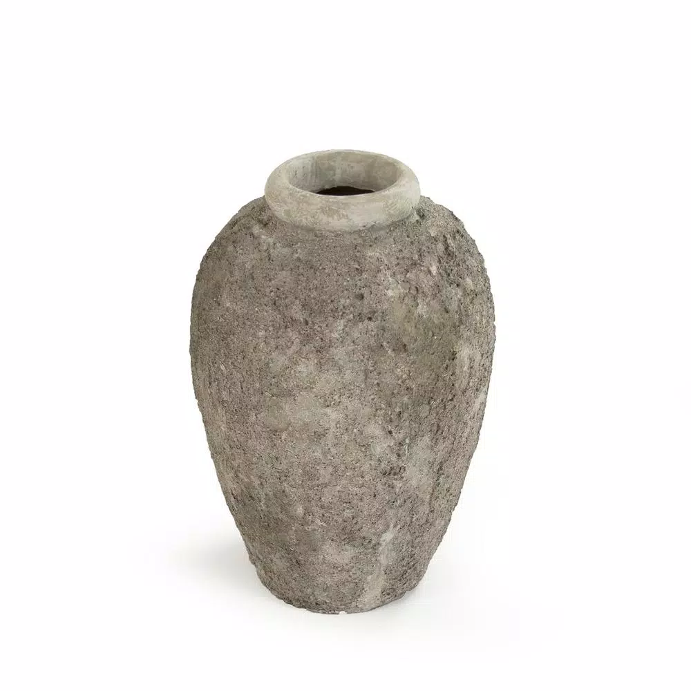 Vases Zentique Stone-like Grey Small Decorative Vase 5 Vases Zentique Stone-like Grey Small Decorative Vase - Image 3