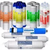 ISPRING 3-Year Filter Replacement Supply Set For 6-Stage Reverse Osmosis RO Water Filtration Systems W/ Alkaline Mineral Filter -Brita shop ispring replacement water filters f28k75 64 1000