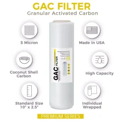 Water Filtration Systems ISPRING F3US Reverse Osmosis RO System 6-Month Supply Replacement Filter Cartridges Pack Of 3 Filters, Sediment, CTO And GAC Ea. 14 Water Filtration Systems ISPRING F3US Reverse Osmosis RO System 6-Month Supply Replacement Filter Cartridges Pack Of 3 Filters, Sediment, CTO And GAC Ea. -Brita shop ispring replacement water filters f3us 1f 1000