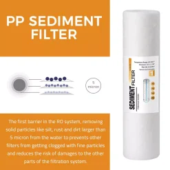 Water Filtration Systems ISPRING F3US Reverse Osmosis RO System 6-Month Supply Replacement Filter Cartridges Pack Of 3 Filters, Sediment, CTO And GAC Ea. 13 Water Filtration Systems ISPRING F3US Reverse Osmosis RO System 6-Month Supply Replacement Filter Cartridges Pack Of 3 Filters, Sediment, CTO And GAC Ea. -Brita shop ispring replacement water filters f3us 4f 1000