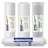 Water Filtration Systems ISPRING RO System 6-Month Supply Replacement Water Filter Cartridges Pack Of 4 Filters, Sediment, CTO, GAC And Post-Carbon -Brita shop ispring replacement water filters f4us 64 1000