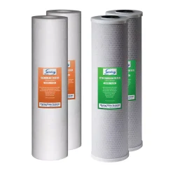 Replacement Water Filters ISPRING 2-Stage 20 In. Whole House 1-Year Supply Fits WCB22B WGB22B