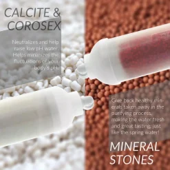 Water Filtration Systems ISPRING FA15 10 In. Inline 3-Layer Alkaline Replacement Water Filter Cartridge With Mineral Balls, Calcite And Corosex -Brita shop ispring replacement water filters fa15 4f 1000