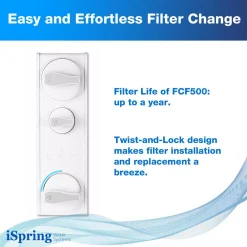 Replacement Water Filters ISPRING Composite Reverse Osmosis Replacement Filter For RO500 Tankless Water Filtration System -Brita shop ispring replacement water filters fcf500 4f 1000