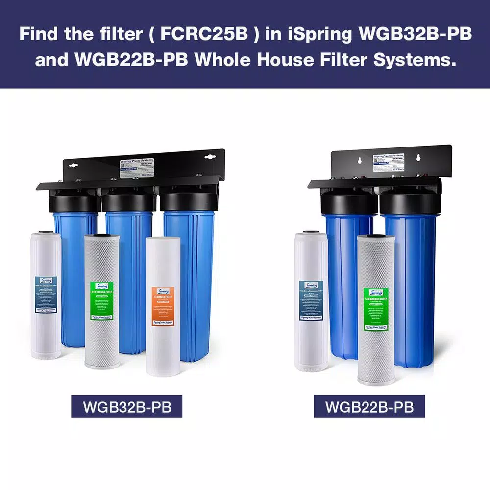 Water Filtration Systems ISPRING LittleWell Lead, Iron Removal Big Blue Whole House Replacement Water Filter Cartridge 5 Water Filtration Systems ISPRING LittleWell Lead, Iron Removal Big Blue Whole House Replacement Water Filter Cartridge - Image 3