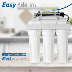 Water Filter Parts ISPRING UV Ultraviolet Water Filter With Smart Flow Sensor Switch, 11W UV Lamp 10 Water Filter Parts ISPRING UV Ultraviolet Water Filter With Smart Flow Sensor Switch, 11W UV Lamp -Brita shop ispring water filter parts uvf11a 4f 1000