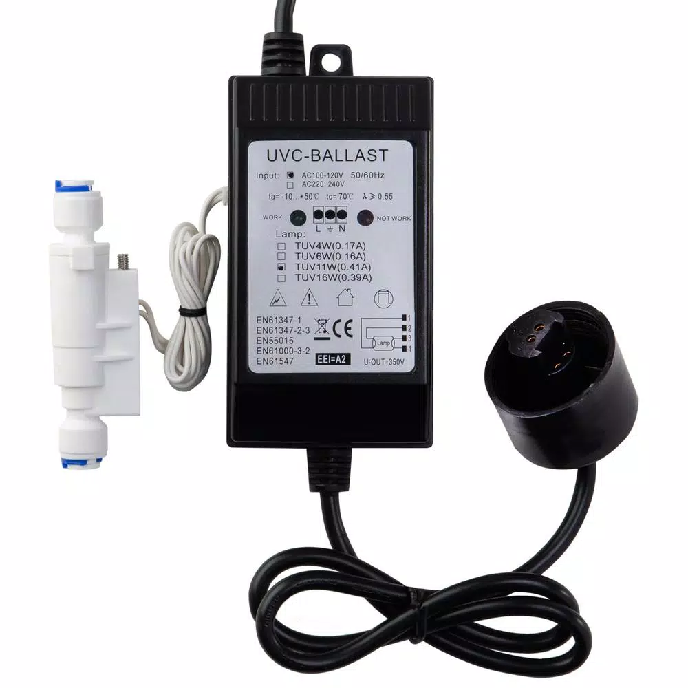 Water Filter Parts ISPRING 11-Watt 110-Volt Transformer Ballast With Smart Flow Sensor Switch 3 Water Filter Parts ISPRING 11-Watt 110-Volt Transformer Ballast With Smart Flow Sensor Switch