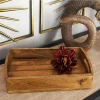 Decorative Trays LITTON LANE Mahogany Brown Slat Wood Trays (Set Of 3) 2 Decorative Trays LITTON LANE Mahogany Brown Slat Wood Trays (Set Of 3) -Brita shop light brown litton lane decorative trays 30958 64 1000