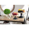 Decorative Trays LITTON LANE Natural Beige And Black Round Decorative Tray Stands (Set Of 2) 2 Decorative Trays LITTON LANE Natural Beige And Black Round Decorative Tray Stands (Set Of 2) -Brita shop light brown litton lane decorative trays 43592 64 1000