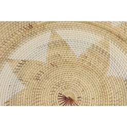 Decorative Trays LITTON LANE Beige And White Wicker Basket Trays (Set Of 3) -Brita shop light brown litton lane decorative trays 62814 1f 1000