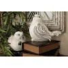 Sculptures LITTON LANE 8 In. X 12 In. Decorative Birds Sculpture In Distressed White Polystone (Set Of 2) -Brita shop litton lane sculptures 20933 64 1000