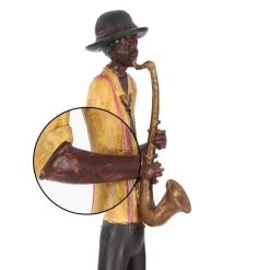 Sculptures LITTON LANE 24 In. X 4 In. Decorative Jazz Band Sculpture Set In Colored Polystone 7 Sculptures LITTON LANE 24 In. X 4 In. Decorative Jazz Band Sculpture Set In Colored Polystone -Brita shop litton lane sculptures 44627 4f 1000