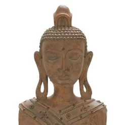 Sculptures LITTON LANE 48 In. X 10 In. Decorative Buddha Sculpture In Colored Polystone 7 Sculptures LITTON LANE 48 In. X 10 In. Decorative Buddha Sculpture In Colored Polystone -Brita shop litton lane sculptures 44693 4f 1000