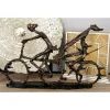 Sculptures LITTON LANE Abstract Polystone Cycling Pair Sculpture -Brita shop litton lane sculptures 58273 64 1000