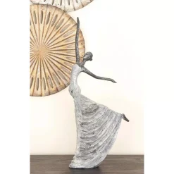 Sculptures LITTON LANE 21 In. X 12 In. The Dancer Decorative Figurine In Colored Polystone
