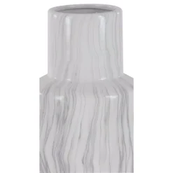 Vases LITTON LANE 21 In. Classic Marble Cylinder White Ceramic Decorative Vase 13 Vases LITTON LANE 21 In. Classic Marble Cylinder White Ceramic Decorative Vase -Brita shop marble litton lane vases 59768 1f 1000