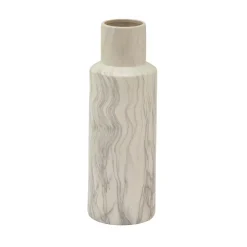 Vases LITTON LANE 21 In. Classic Marble Cylinder White Ceramic Decorative Vase 11 Vases LITTON LANE 21 In. Classic Marble Cylinder White Ceramic Decorative Vase -Brita shop marble litton lane vases 59768 c3 1000