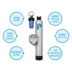 Water Softeners Pelican Water 15 GPM Whole House NaturSoft Water Softener Alternative System -Brita shop metallics pelican water water softener systems thd ns6 40 1000