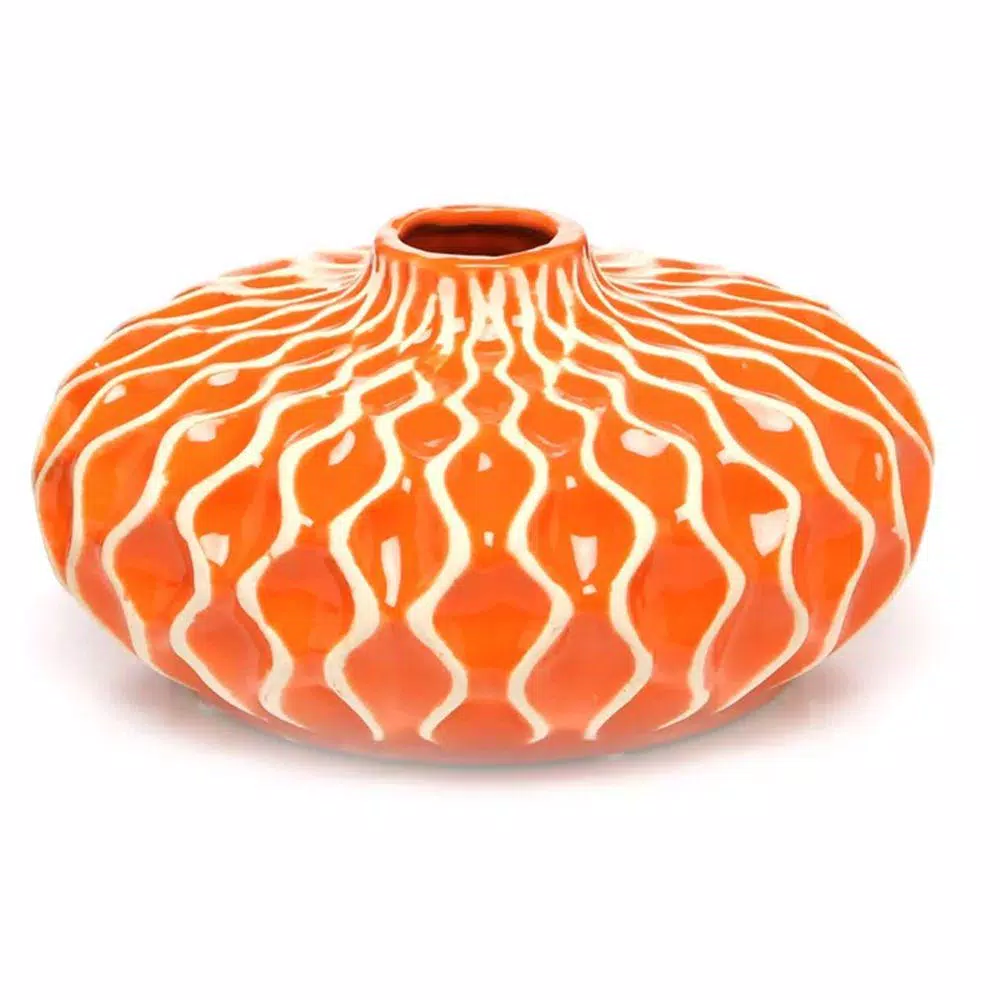 Benjara Pricelessly Colorful Decorative Agatha Ceramic Vases (Set Of 3) 6 Benjara Pricelessly Colorful Decorative Agatha Ceramic Vases (Set Of 3) - Image 4