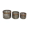Storage Baskets Glitzhome Farmhouse Slotted Galvanized Metal Storage Basket (Set Of 3) -Brita shop multi colored glitzhome storage baskets 1504202532 64 1000