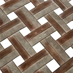 Storage Baskets Glitzhome Farmhouse Galvanized Metal Woven Tobacco Basket Tray (Set Of 2) -Brita shop multi colored glitzhome storage baskets 1504202560 1f 1000