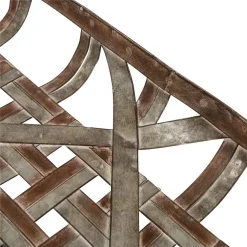 Storage Baskets Glitzhome Farmhouse Galvanized Metal Woven Tobacco Basket Tray (Set Of 2) -Brita shop multi colored glitzhome storage baskets 1504202560 44 1000